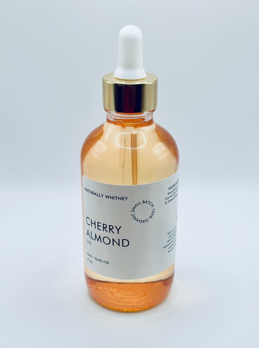Bath + Body Oil - Cherry Almond Silk